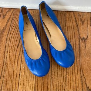 J. Crew Blue Cece Flat